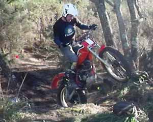 West Melton Classic Trials Graham Slee. Honda TLR200